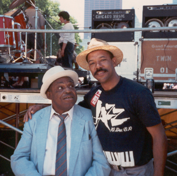 Michael and Willie Dixon, Chicago, USA (1990)