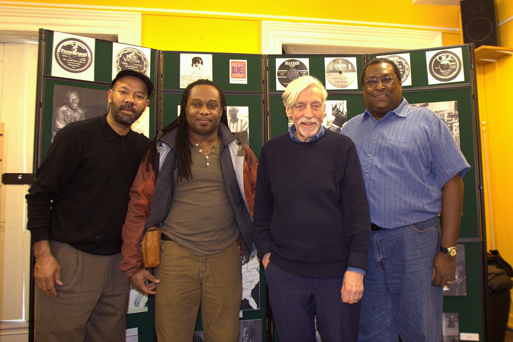 Michael with Russ Green, Paul Oliver and Rick Franklin, Gloucester, England 2007